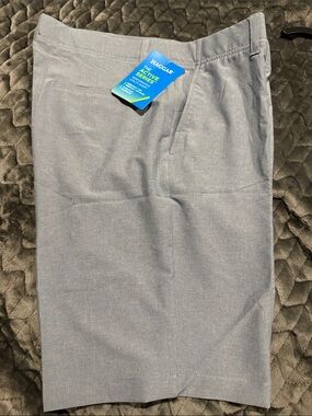 Haggar Gray Dress Shorts